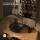 LUX Badmöbel Set 100 cm - Mit Spiegelschrank ARIA 100 cm in Anthrazit und Aufsatzwaschbecken 42 cm Schwarz