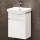 Mobile sottolavabo con lavabo Wega 45 cm bianco opaco