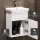 Mobile sottolavabo con lavabo Wega 45 cm bianco opaco