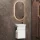 Mobile sottolavabo con lavabo Wega 40 cm bianco opaco