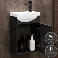 Mobile sottolavabo 40 cm antracite