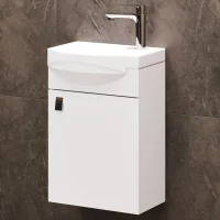Mobile sottolavabo 40 cm bianco