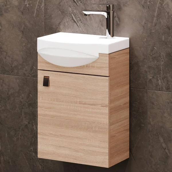 Waschtischunterschrank 40cm Sonoma Eiche