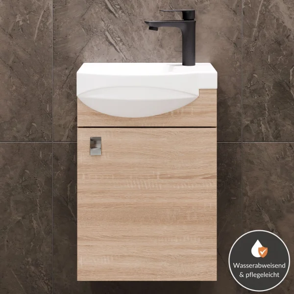 Waschtischunterschrank 40cm Sonoma Eiche