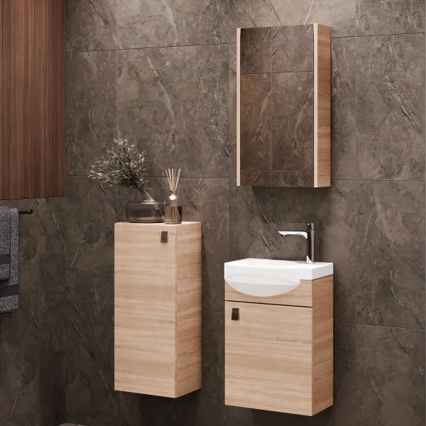 Waschtischunterschrank 40cm Sonoma Eiche