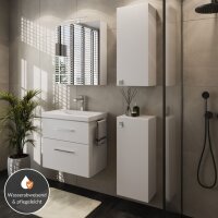 Bathroom furniture set with mirror cabinet 63cm and 2x...