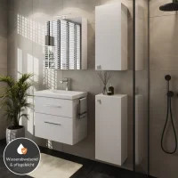 Conjunto de muebles de baño con armario con espejo...