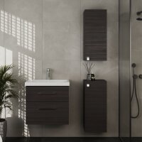 Bathroom furniture set 63cm with 2x midi cabinets anthracite