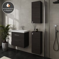 Bathroom furniture set 63cm with 2x midi cabinets anthracite