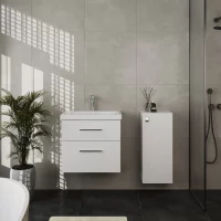 Badm&ouml;bel-Set 63cm mit Midischrank