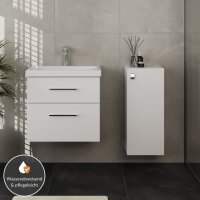 Badmöbel-Set 63cm mit Midischrank weiß