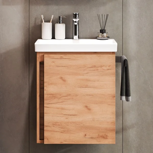 Sink base cabinet 50cm (gold oak)