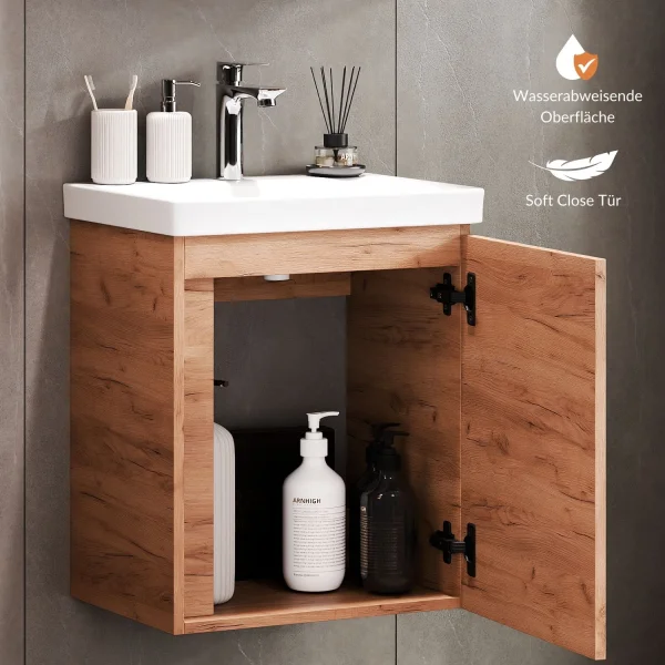 Sink base cabinet 50cm (gold oak)