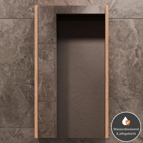 Spiegelschrank 40cm Gold Eiche