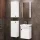 Waschtischunterschrank 45 cm mit Spiegelschrank und 2x Midischrank 32 cm