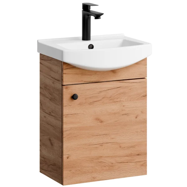 Waschtischunterschrank 45cm Gold Eiche