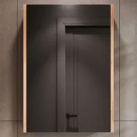 Spiegelschrank 50cm Gold Eiche