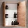 Spiegelschrank 50cm Gold Eiche