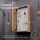 Badmöbel-Set 40cm mit Spiegelschrank Gold Eiche
