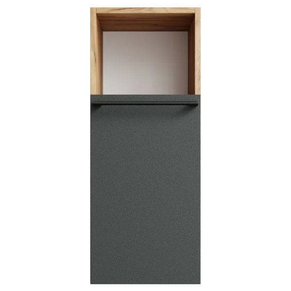 Midischrank LUX 30 x 75 x 32 cm Gold Eiche / Anthrazit
