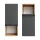 Midischrank LUX 30 x 75 x 32 cm Gold Eiche / Anthrazit