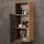 Midischrank LUX 30 x 75 x 32 cm Gold Eiche / Anthrazit