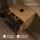 LUX 70 cm Vanity Cabinet, Gold Oak / Anthracite, WITHOUT Sink