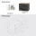LUX 70 cm Vanity Cabinet, Gold Oak / Anthracite, WITHOUT Sink