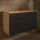Meuble sous-vasque LUX 90 cm chêne doré / anthracite SANS vasque