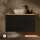 Meuble sous-vasque LUX 90 cm chêne doré / anthracite SANS vasque
