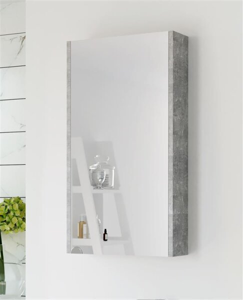 Spiegelschrank 40cm (Beton)