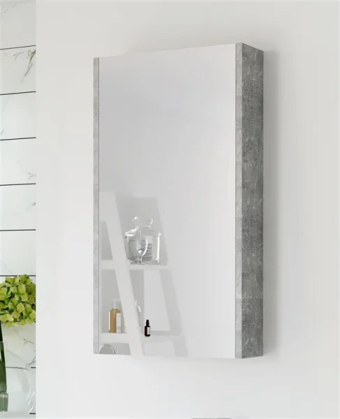 Mirror cabinet 40cm (concrete)