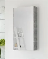 Armadietto a specchio 40 cm (cemento)