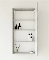 Armadietto a specchio 40 cm (cemento)