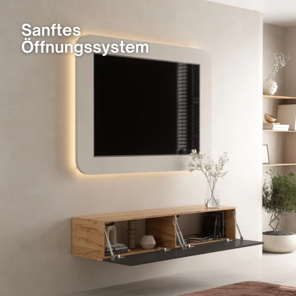 Planetmoebel TV Board WEST 100 - 320 cm, verschiedene Farben