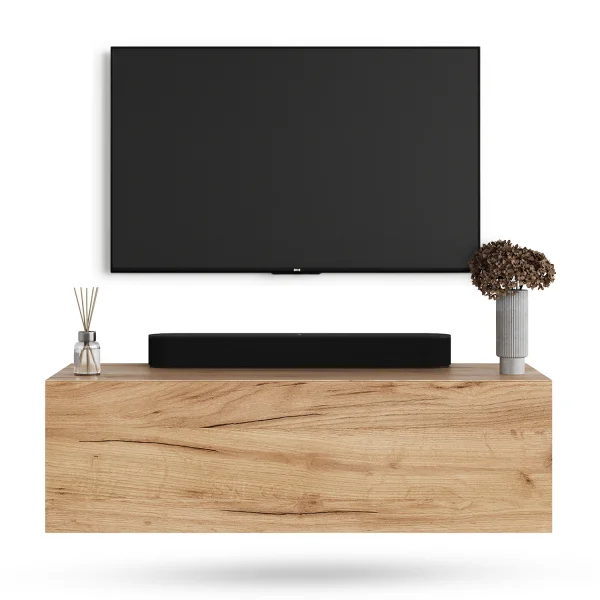 TV Stand WEST Gold Oak 100 cm