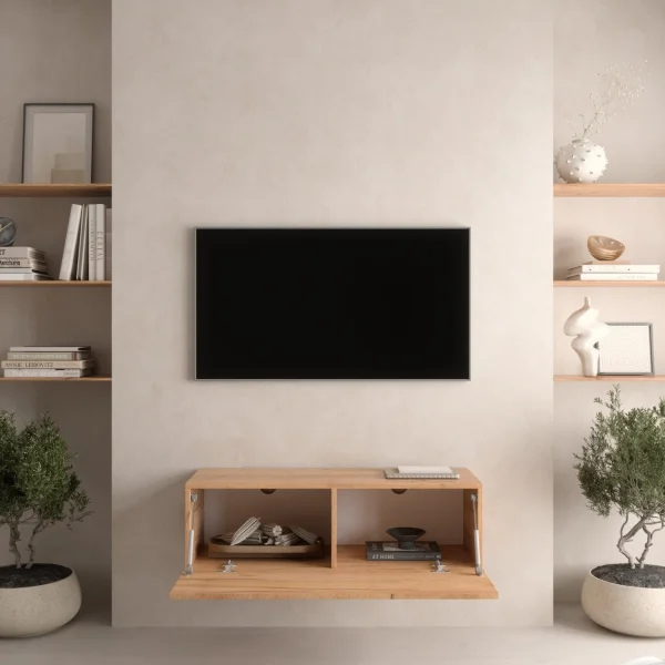 TV Stand WEST Gold Oak 100 cm