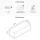 TV Board WEST, White, 100 cm