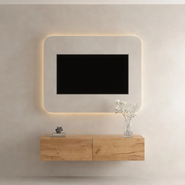 TV Stand WEST Gold Oak 140 cm