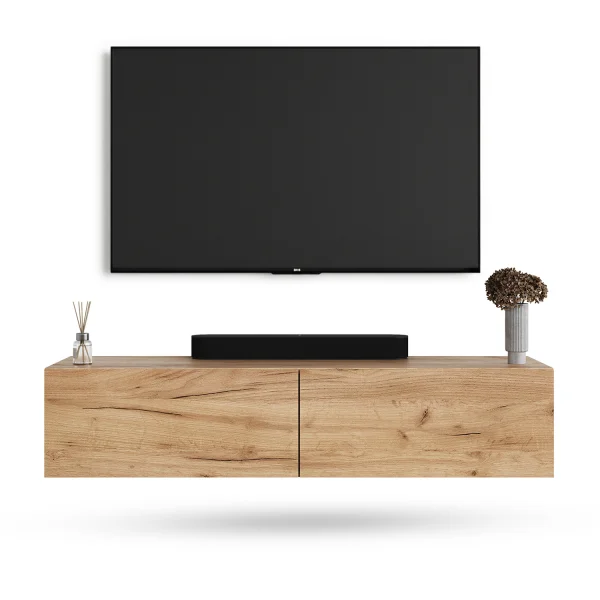 TV Stand WEST Gold Oak 140 cm