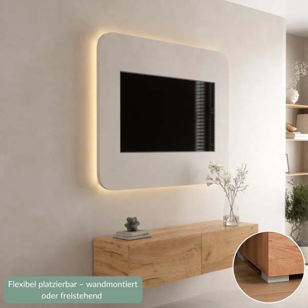 TV Stand WEST Gold Oak 140 cm