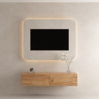 TV Board WEST Gold Eiche 140 cm