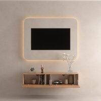 TV Board WEST Gold Eiche 140 cm