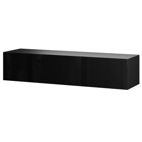 Mueble para televisor WEST negro de 140 cm