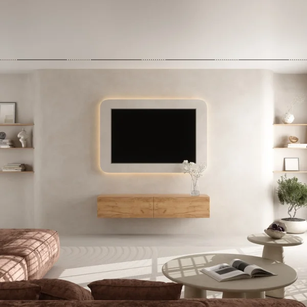 TV Cabinet WEST Gold Oak 160 cm