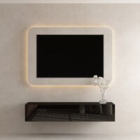 TV Board WEST Schwarz 160 cm