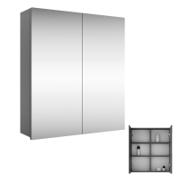 Mirror cabinet Merkur anthracite