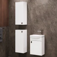 Meuble sous-lavabo de 40 cm avec 2 meubles « midi...