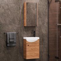 Badmöbel Set mit Waschtisch inkl. Waschbecken und...