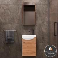 Set di mobili da bagno con lavabo, compreso lavandino e...